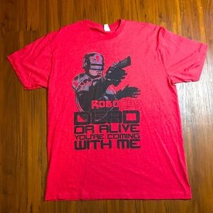Robocop Rare Movie Promo Infrared Black T Shirt